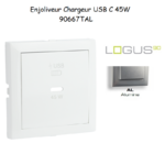 Enjoliveur pour Chargeur USB Type C Power Delivery 45 W 90667TAL