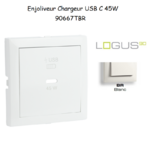 Enjoliveur pour Chargeur USB Type C Power Delivery 45 W 90667TBR