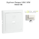 Enjoliveur pour Chargeur USB Type C Power Delivery 65 W 90666TBR
