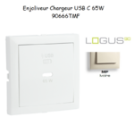 Enjoliveur pour Chargeur USB Type C Power Delivery 65 W 90666TMF