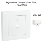 Enjoliveur pour Chargeur USB Type C Power Delivery 30w 50668TBM