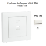 Enjoliveur pour Chargeur USB Type C Power Delivery 45w 50667TBR