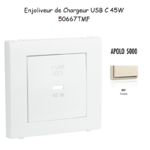 Enjoliveur pour Chargeur USB Type C Power Delivery 45w 50667TMF