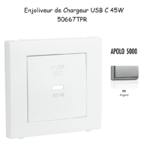 Enjoliveur pour Chargeur USB Type C Power Delivery 45w 50667TPR