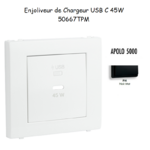 Enjoliveur pour Chargeur USB Type C Power Delivery 45w 50667TPM