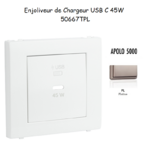 Enjoliveur pour Chargeur USB Type C Power Delivery 45w 50667TPL