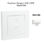 Enjoliveur pour Chargeur USB Type C Power Delivery 65w 50666TBM