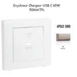 Enjoliveur pour Chargeur USB Type C Power Delivery 65w 50666TPL