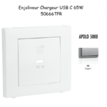 Enjoliveur pour Chargeur USB Type C Power Delivery 65w 50666TPR