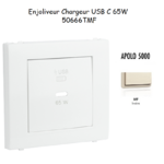 Enjoliveur pour Chargeur USB Type C Power Delivery 65w 50666TMF