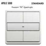 poussoir quadruple TBT 50CBR