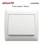 Interrupteur témoin sirius 70