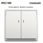 Interrupteur double lumineux 50CBR