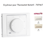 Enjoliveur pour thermostat rotatif Sirius 70 70746T