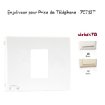 Enjoliveur de prise de tépléphone Sirius 70712T