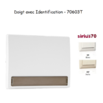 Doigt avec identification Sirius 70603T