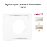 Enjoliveur pour détecteur de mouvement Sirius 70401T