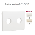 Enjoliveur pour prise R TV Sirius 70776T