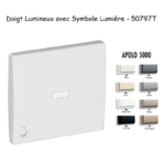 Doigt pour interrupteur Lumineux avec symbole lumière APOLO5000 50797T