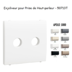 Enjoliveur pour prise de haut parleur a terminaux à vis APOLO5000 50713T