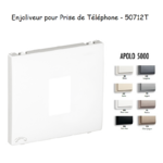 Enjoliveur pour prise de téléphone Apolo 50712T