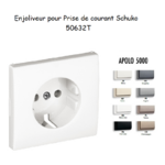 Enjoliveur pour prise de courant schuko APOLO5000 50632T