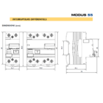 informations-techniques-interrupteur-differentiel-dimentions