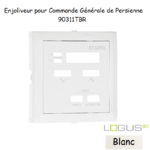 Enjoliveur pour commande générale de persienne Logus 90311TBR Blanc