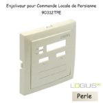 Enjoliveur pour commande loale de persienne Logus 90312TPE Perle