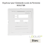 Enjoliveur pour commande loale de persienne Logus 90312TBR Blanc