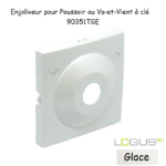 Enjoliveur pour poussoir à clé Logus 90351TGE Glace