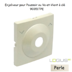 Enjoliveur pour poussoir à clé Logus 90351TPE Perle