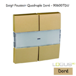 Doigt Quadruple LOGUS 90600TDU Doré