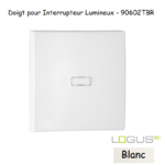 Doigt pour interrupteur lumineux LOGUS 90602TBR Blanc