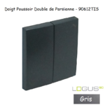 Doigt poussoir Double de persienne LOGUS 90612TIS Gris