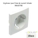 Doigt pour prise de courant schuko LOGUS 90632TGE Glace