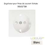 Doigt pour prise de courant schuko LOGUS 90632TBR Blanc