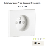Doigt pour prise de courant française LOGUS 90652TBR Blanc