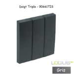 Doigt triple LOGUS 90661TIS Gris