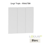 Doigt triple LOGUS 90661TBR Blanc
