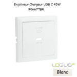Enjoliveur pour Chargeur USB Type C Power Delivery 45 W 90667TBR