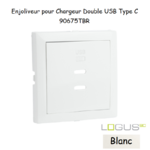 Enjoliveur pour Chargeur Double USB Type C 90675TBR