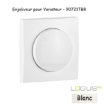 Enjoliveur pour variateur LOGUS 90721TBR Blanc