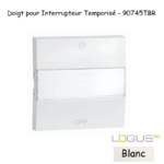 Doigt pour interrupteur temporisé Logus 90745TBR Blanc