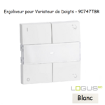 Enjoliveur pour Variateur RLC de doigts Logus 90 90747TBR Blanc