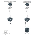 Boite de sol 4 modules montage 83002C et 83052C