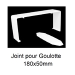 Joint pour goulotte de distribution 180x50 10294RBR