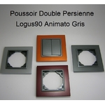 Poussoir Double de persienne logus90 Animato Gris