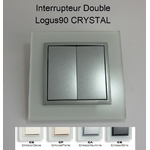 Interrupteur Double Logus90 Crystal