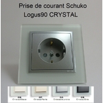 Prise de courant schuko Logus90 crystal